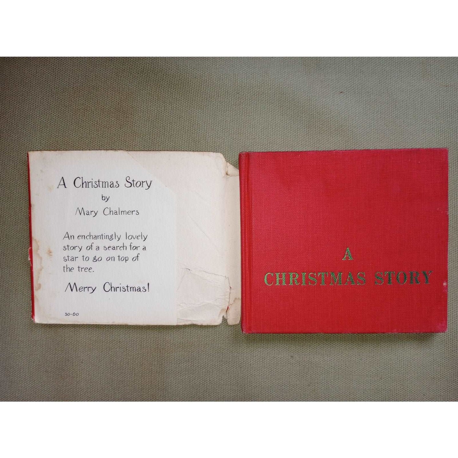 A Christmas Story By Mary Chalmers Harper & Brothers With Dj 1956 1St Edition