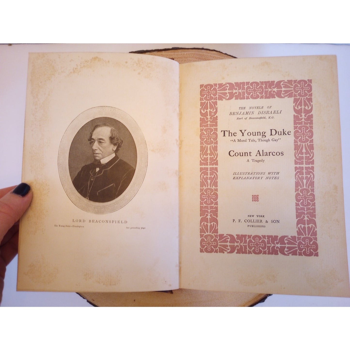 The Young Duke / Count Alarcos [Benjamin Disraeli, 1890] Illustrated