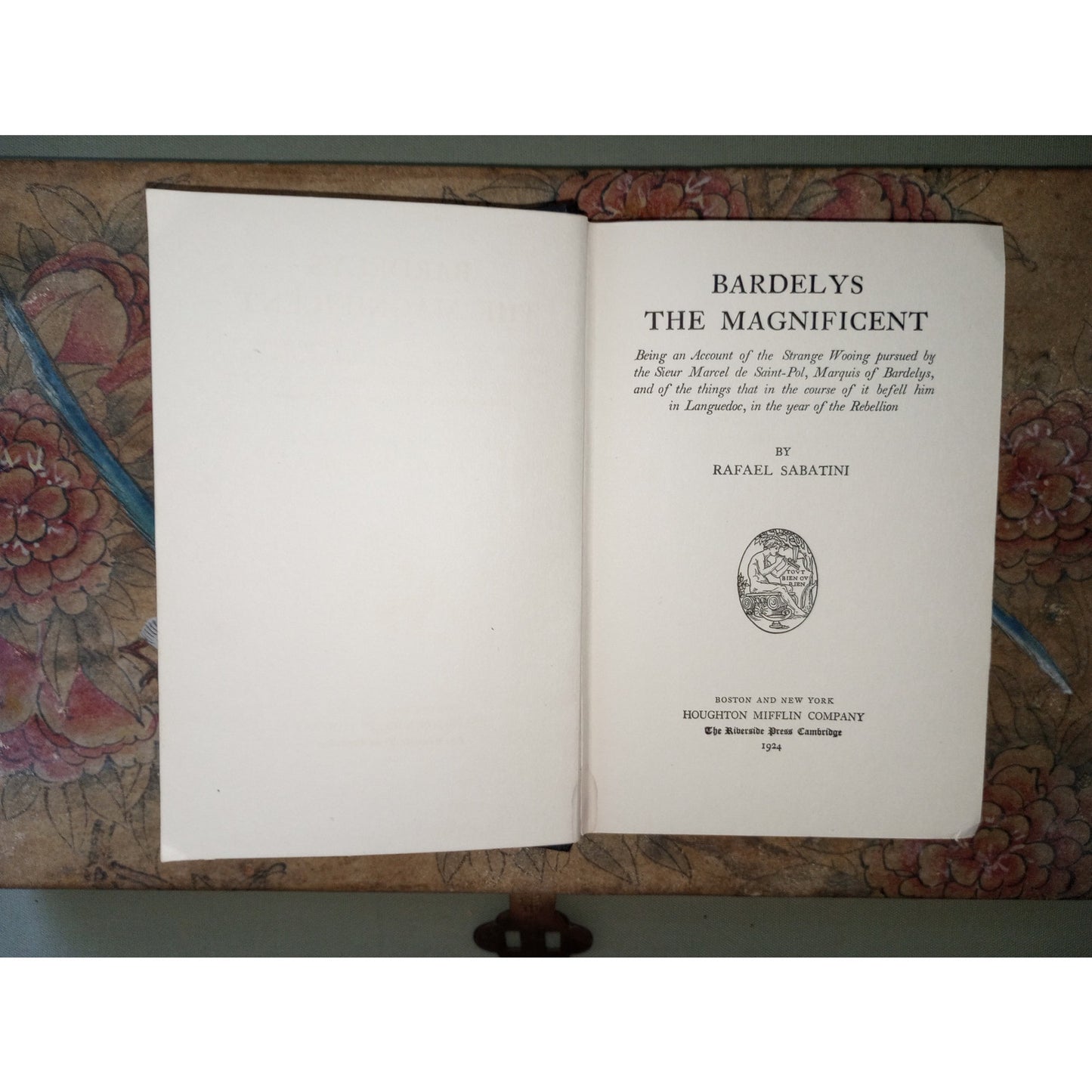 Bardelys the Magnificent by Rafael Sabatini Antique 1924 HCDJ John Wayne Movie