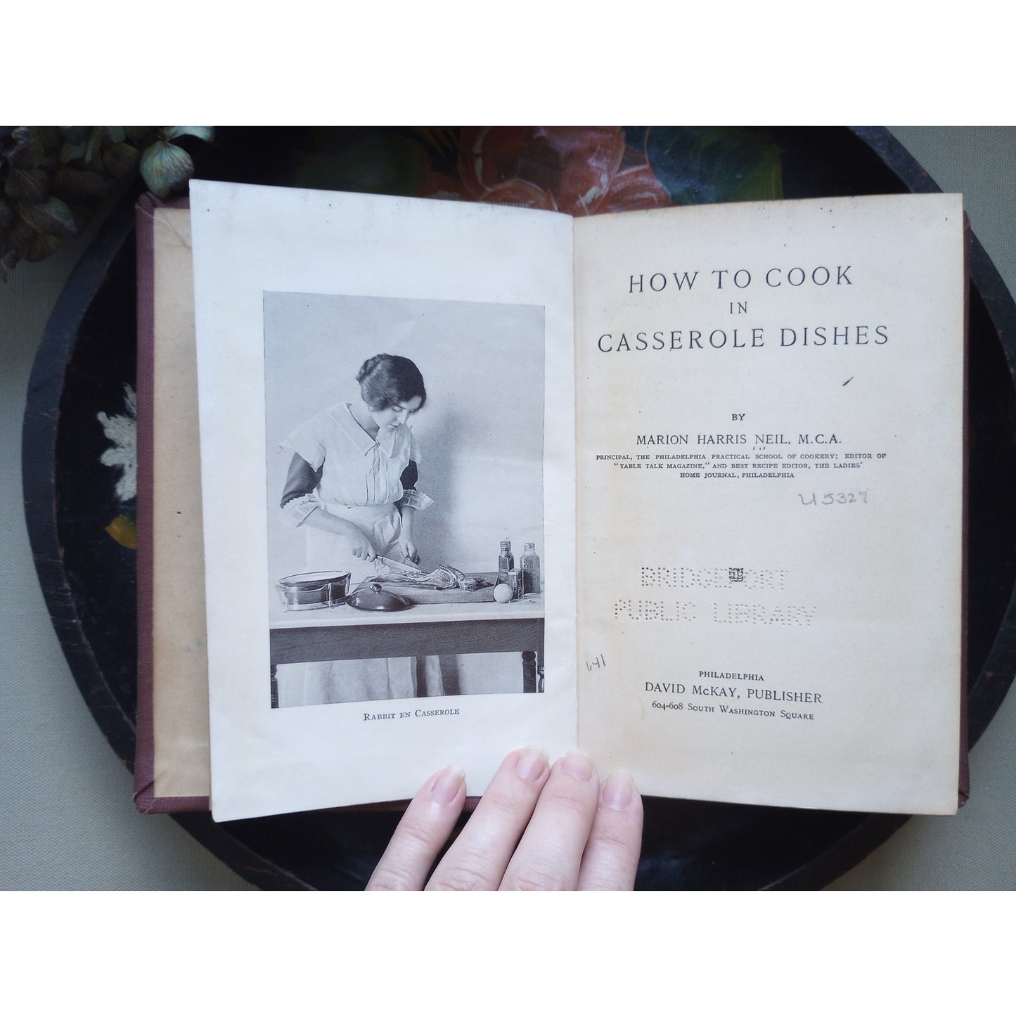 Vintage Cookbook 1st Edition 1912 How To Cook In Casserole Dishes Marion Neil