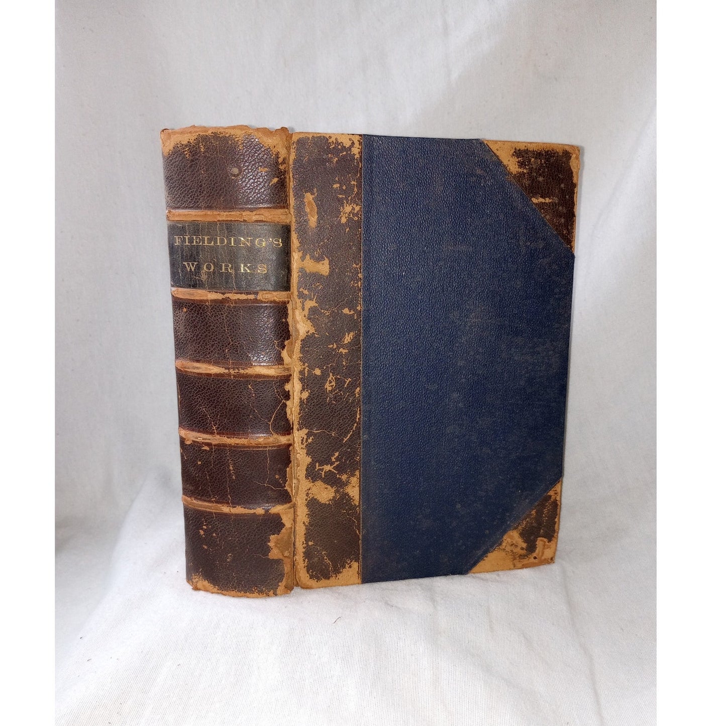 The Works Of Henry Fielding. One Volume Complete Cruikshank Illus.  Leather