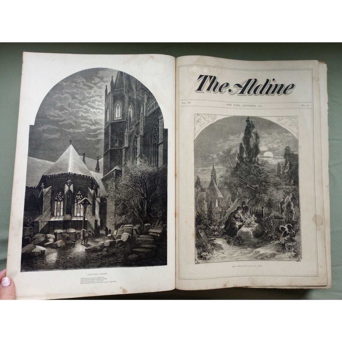 1871 Dec-1873 Dec Aldine Art Journal Of America Bound Volume Great Plates Folio