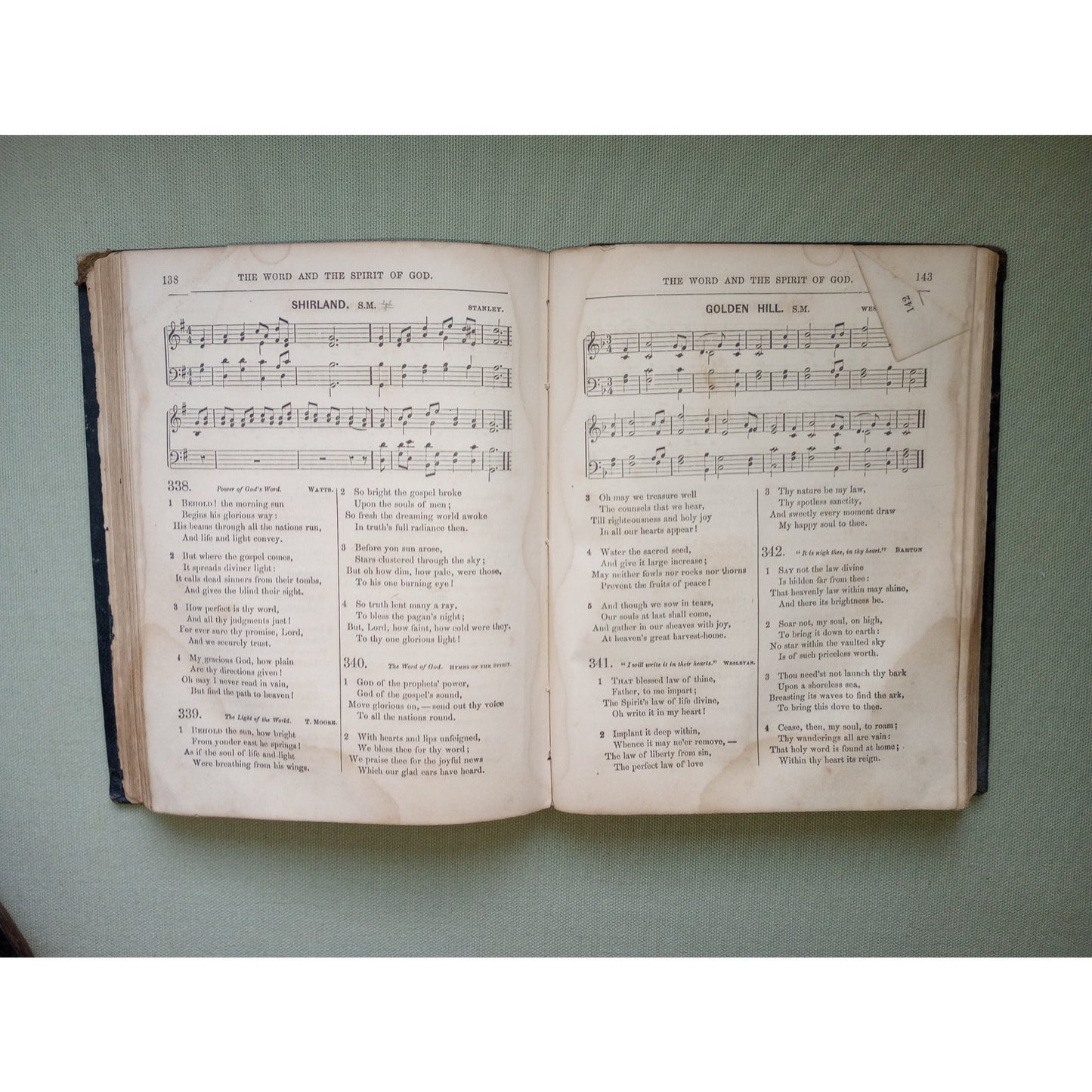 Unitarian Hymn & Tune Book For Church & Home 1873 Boston Antique Hymnal Music