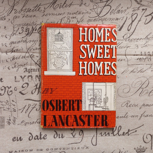 "Home Sweet Homes" Vintage 1948 Osbert Lancaster Hardcover Dust Jacket