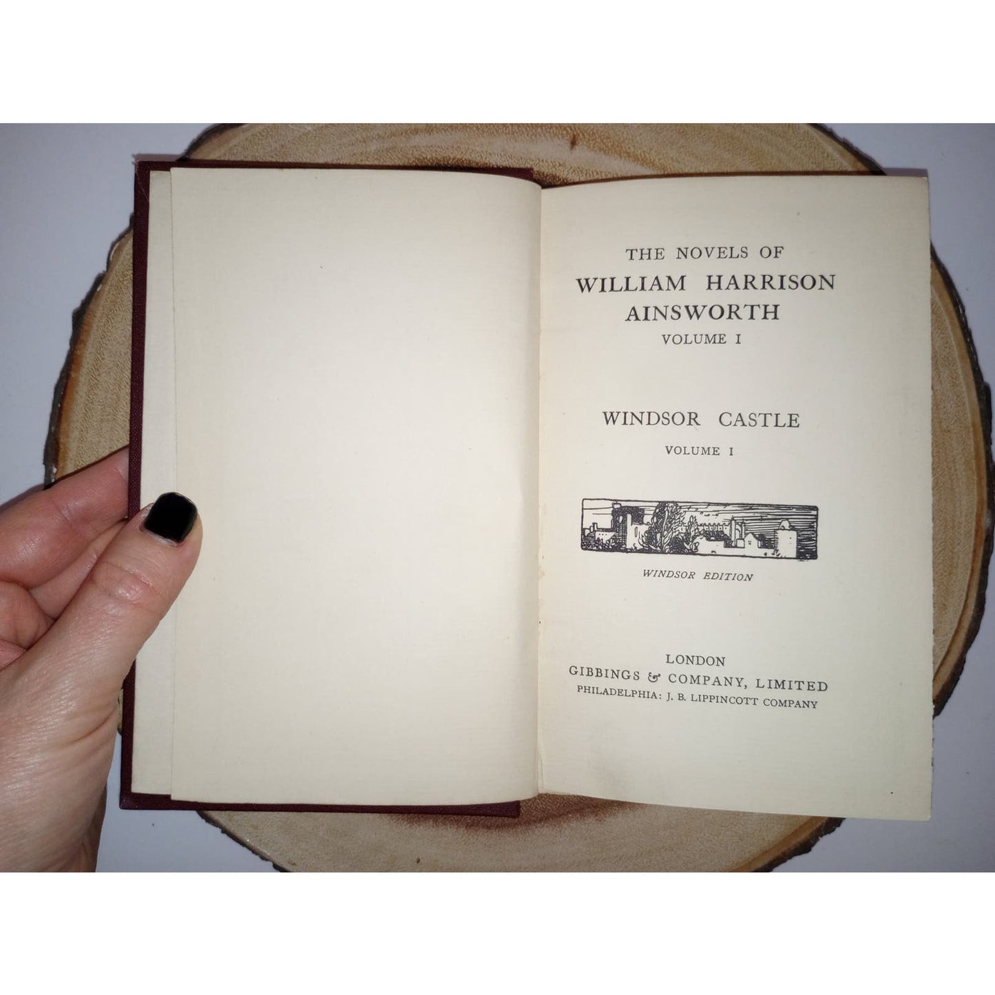 Windsor Castle [William Harrison Ainsworth, 1901] Volume 1 Limited Edition