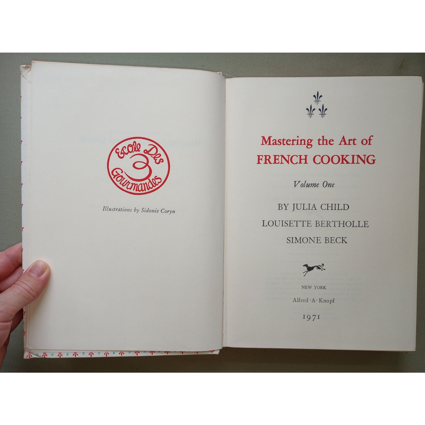 Mastering The Art Of French Cooking Volume 1 Julia Child 1971 20th Printing