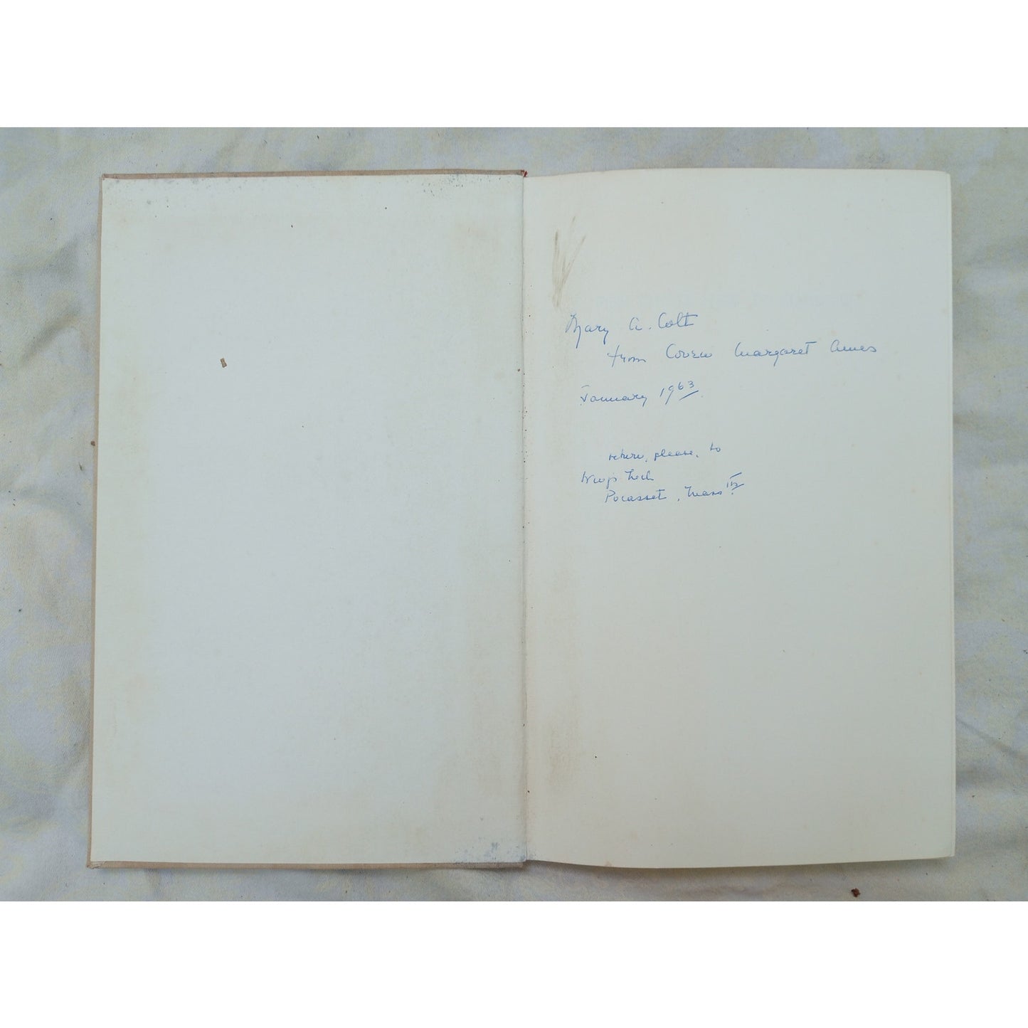 For Those New to Sorrow Anthology Inscription From Margaret Ames Vintage HC 1962