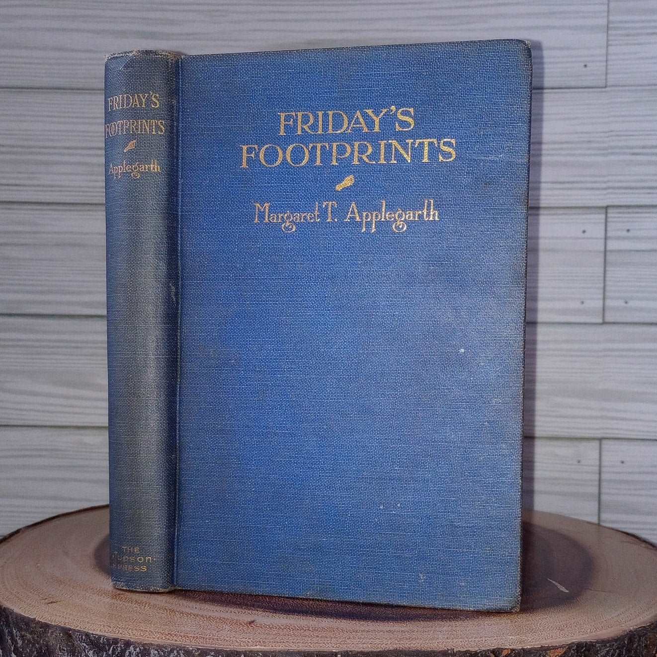 Antique Book Friday's Footprints Illustrated, Missionary Tales 1st edition 1920