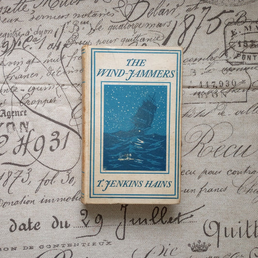 The Wind-Jammers T. Jenkins Hains Antique Book 1899 Rare First Edition Sea Novel