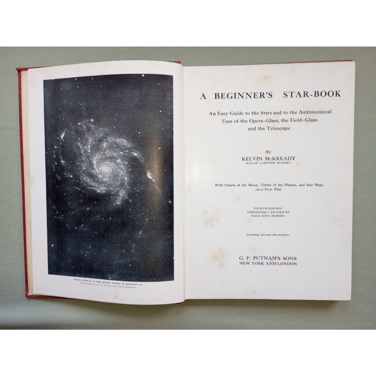 Vintage 1937 "Beginners Star-Book" Kevin McKready Guide To The Stars Astronomy