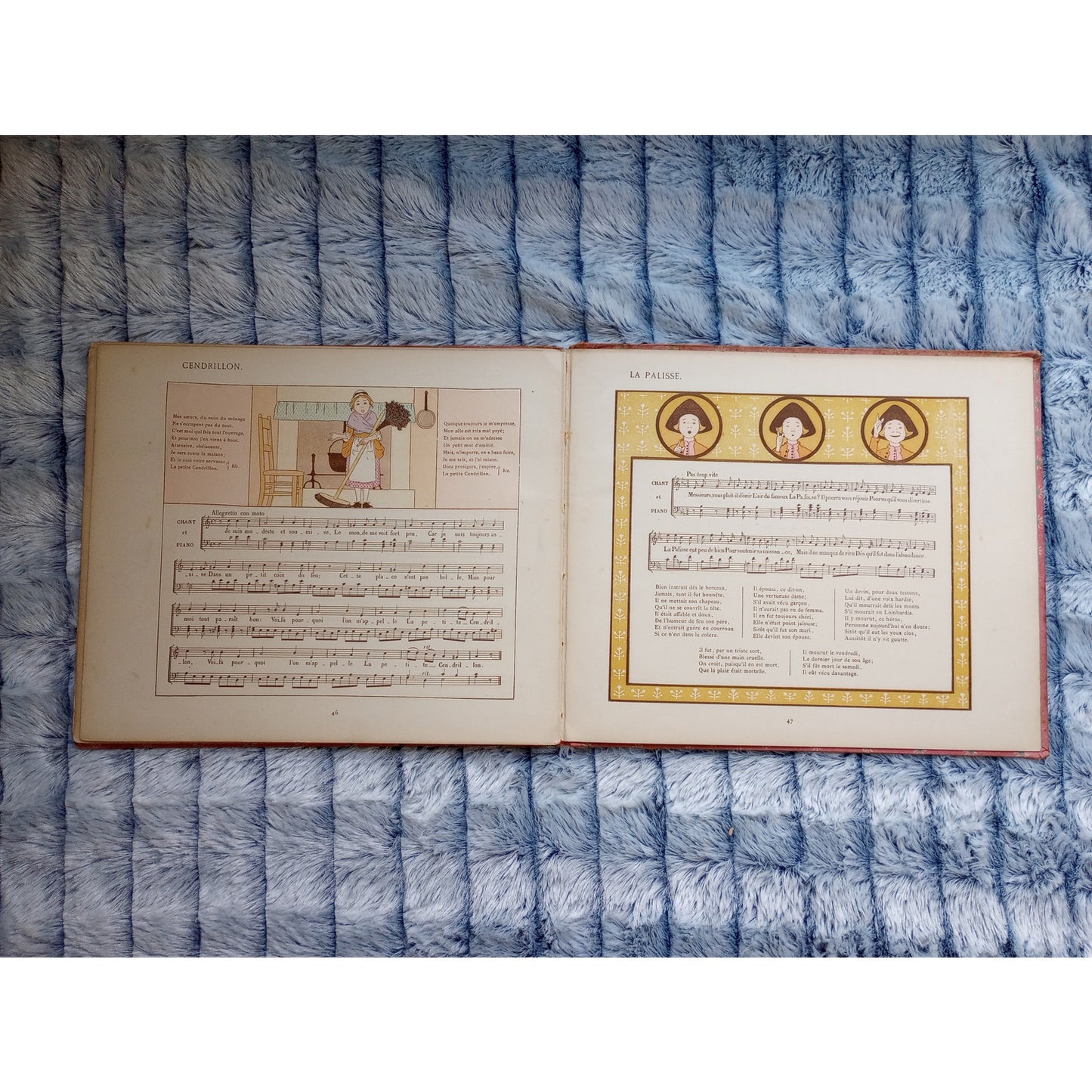 Chanson De France Pour Les Petits Francaise Antique Children's French Song Book