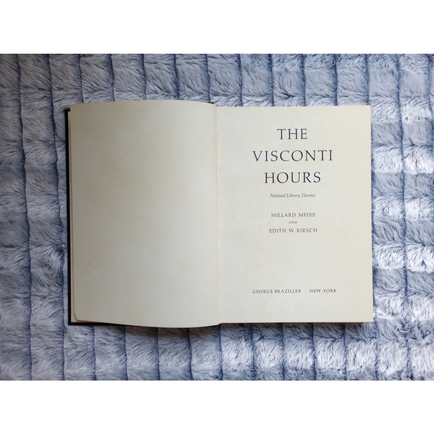 The Visconti Hours National Library Florence Meiss & Kirsch 1972 In Slipcase