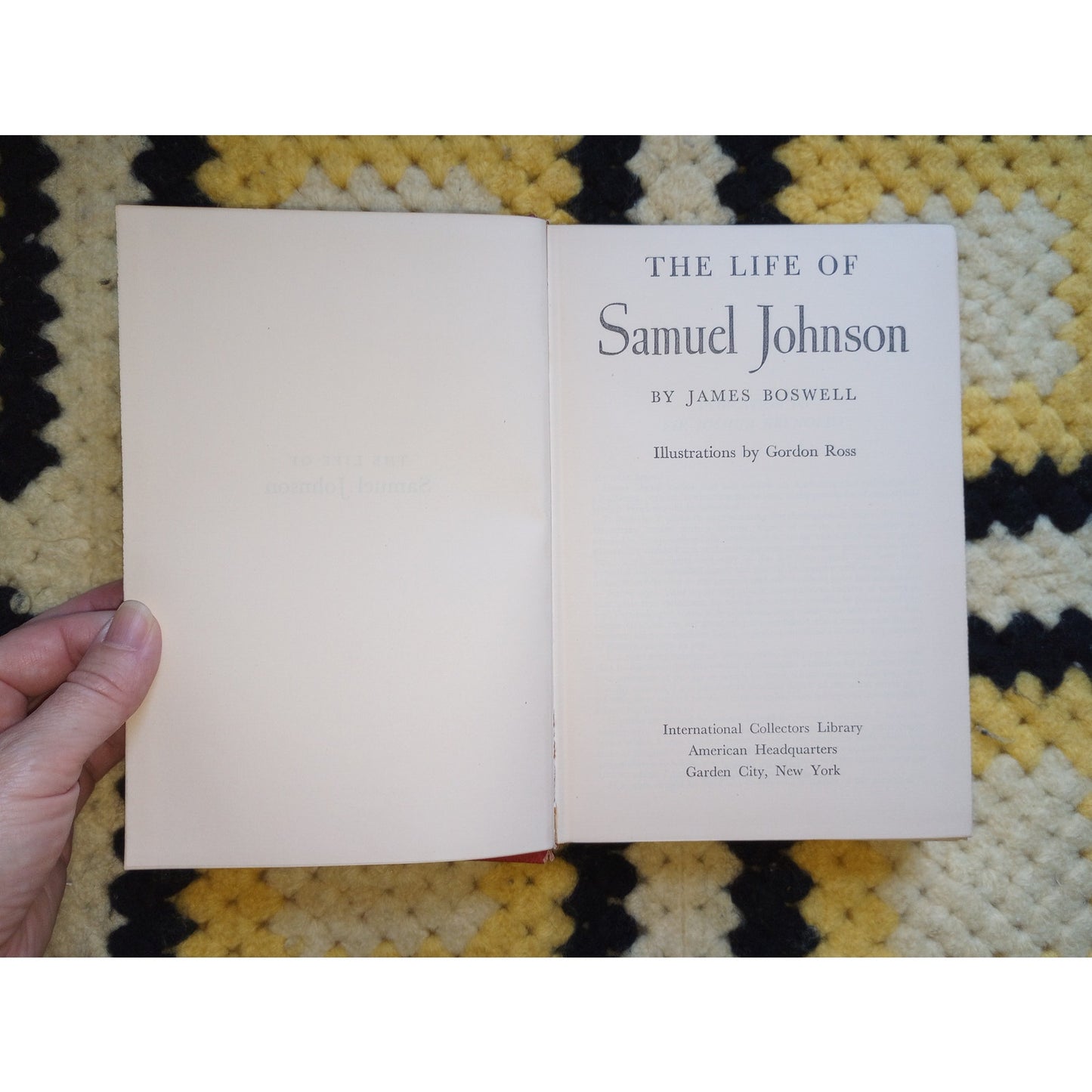 The Life Of Samuel Johnson By James Boswell Vintage 1945 Biography - History ICL