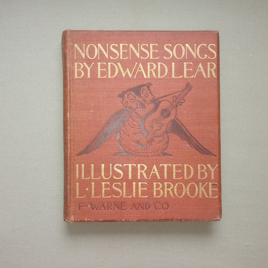 Edward Lear Nonsense Songs Color Plates L. Leslie Brooke The Owl & The Pussycat