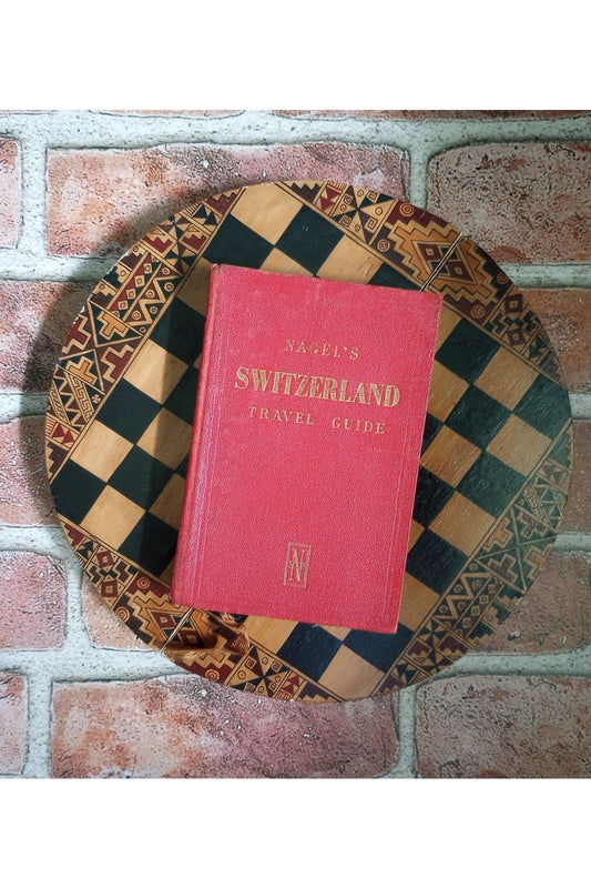 Vintage Travel Guide Book to Switzerland 1954 With Color Maps Travel Itineraries