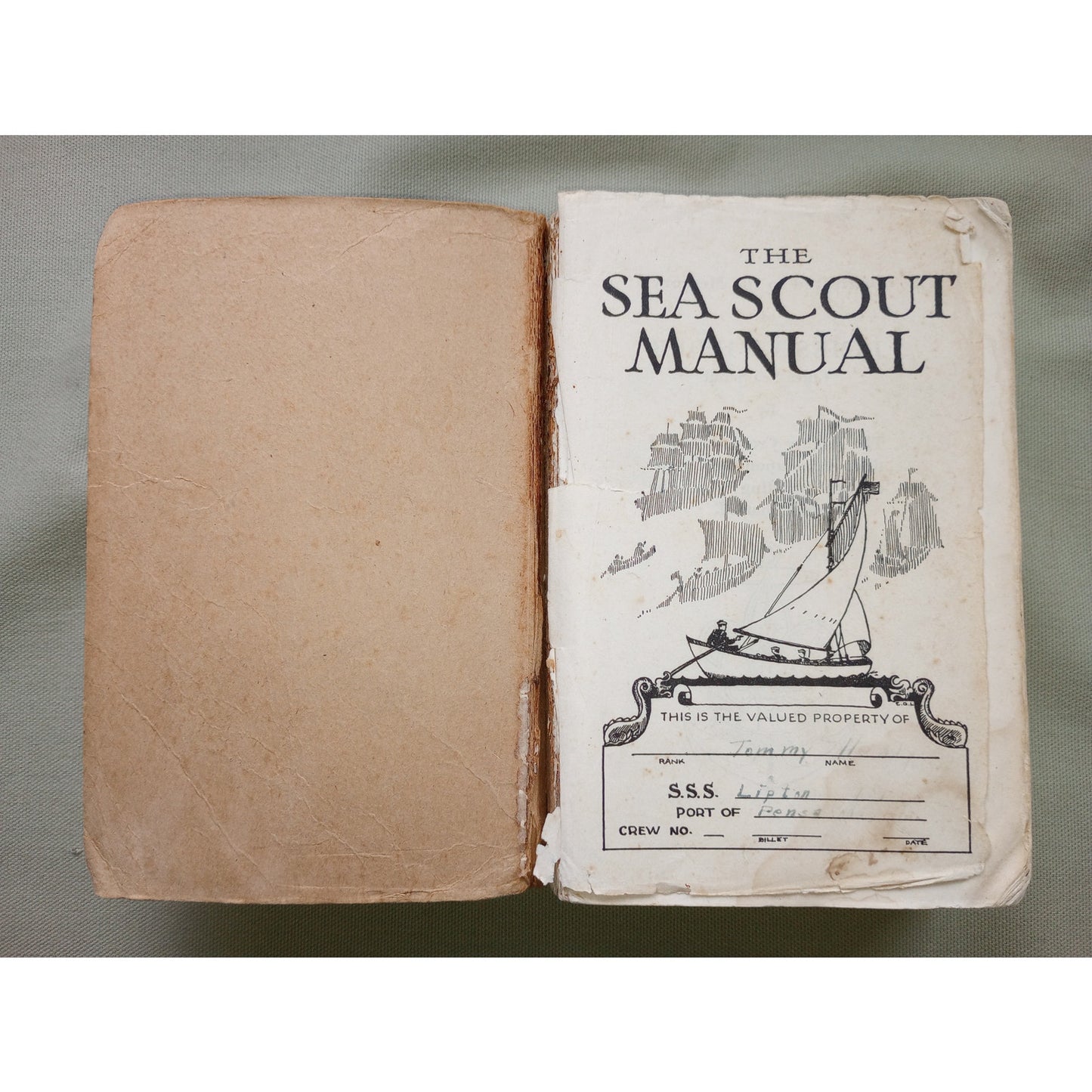 BSA Handbook: The Sea Scout Manual - Sixth Edition - Third Printing May 1942