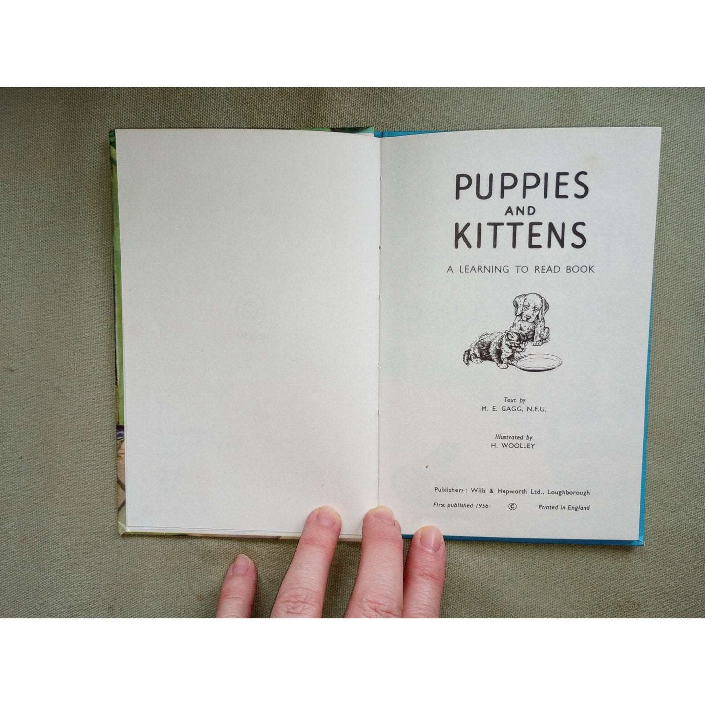 2 Ladybird Books Puppies & Kittens & Things to Make Vintage Children's Books