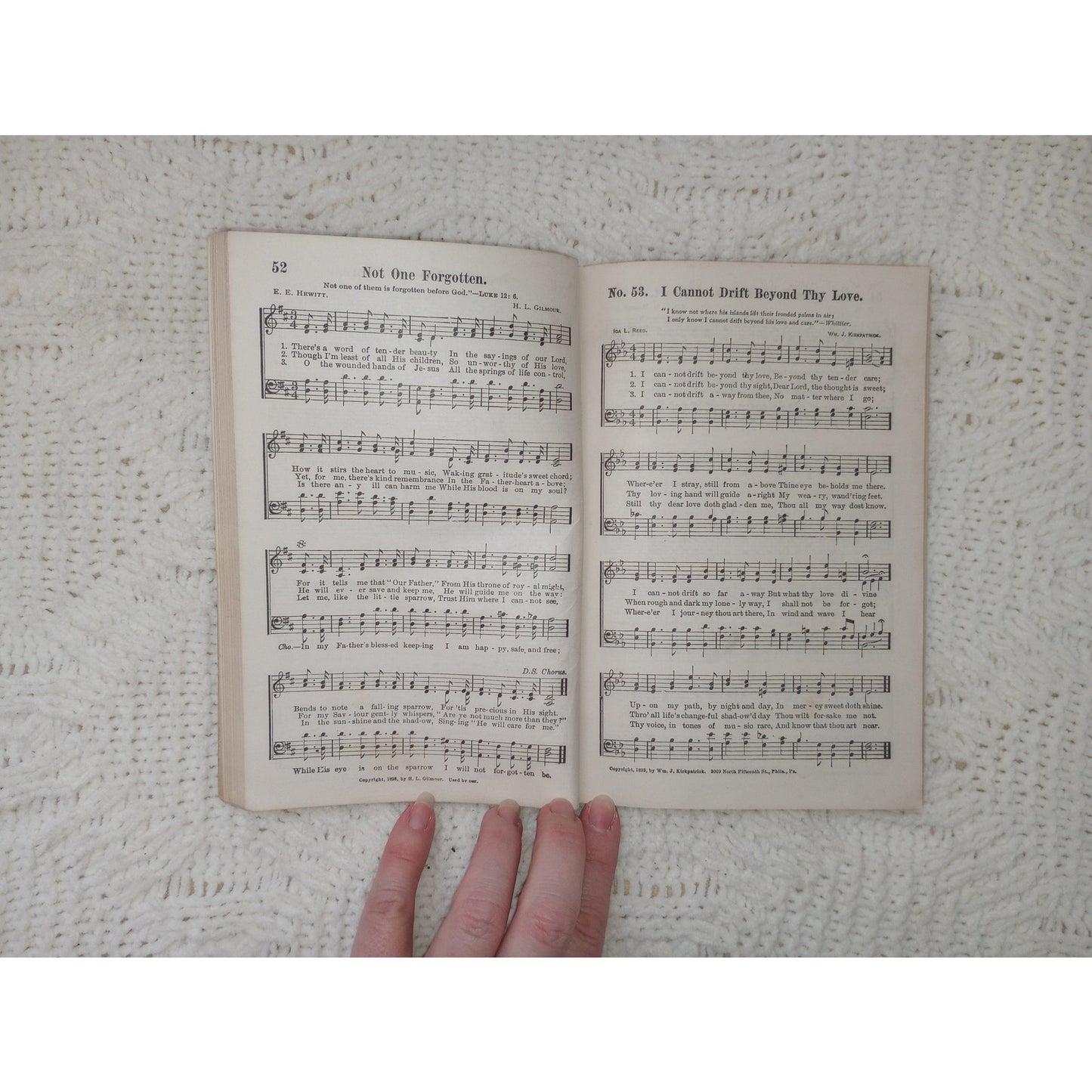 The Old Story in Song For Evangelistic Meetings Prayer Services 1906 Hymnal Book