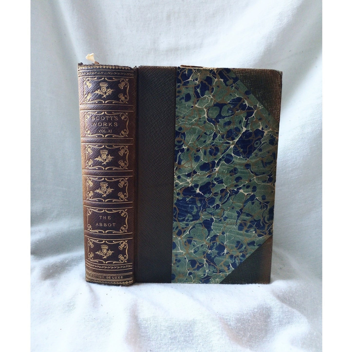 The Abbot Sir Walter Scott Waverley Novels Edition De Luxe Leather Illustrated