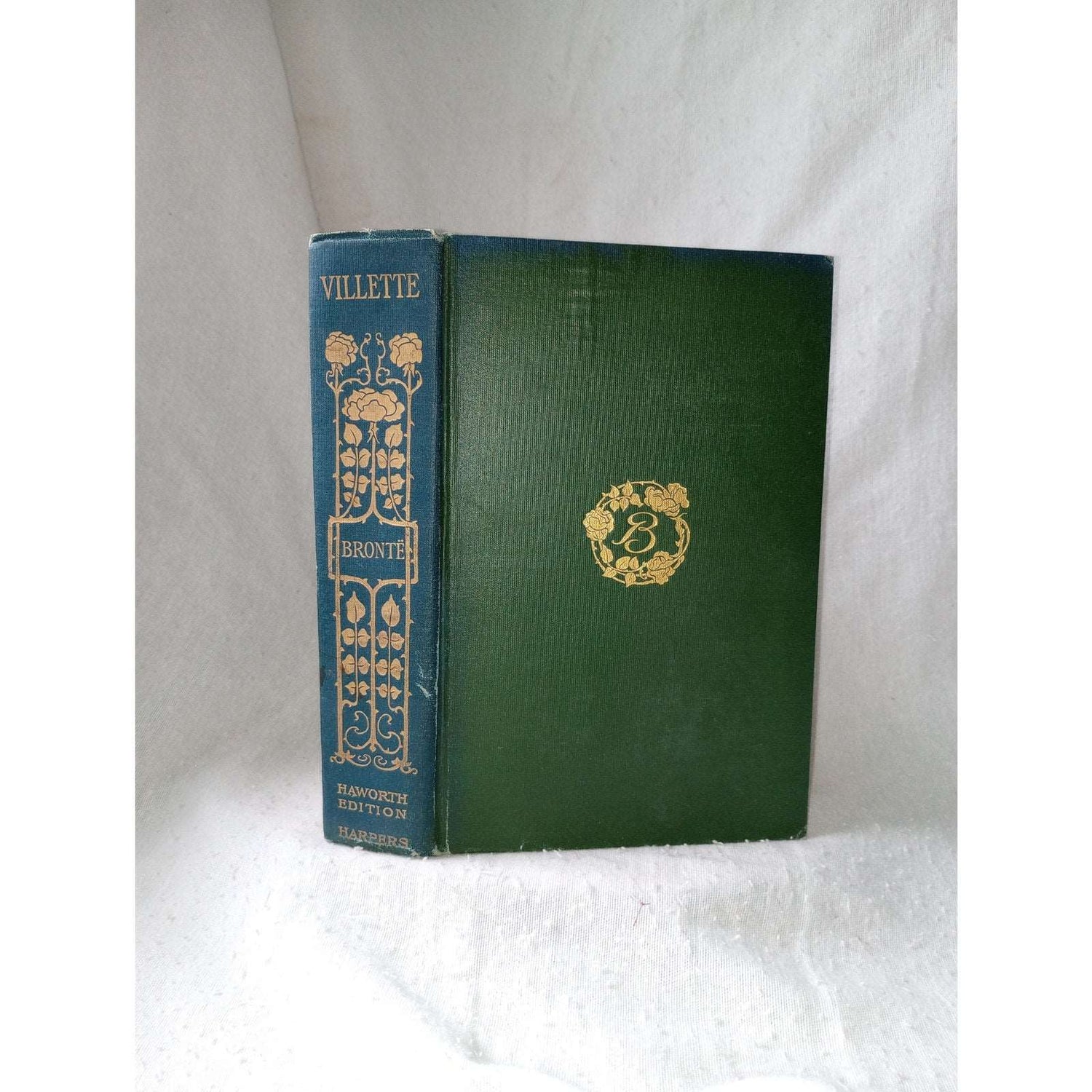 Charlotte Bronte / Villette Haworth Edition 1899 Antique Book Illustrated