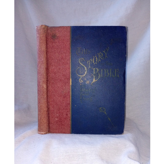 Story of the Bible in Poetry & Song Antique Book Salesman Sample RARE 1892