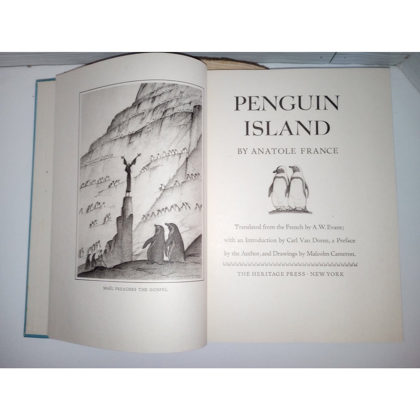 Penguin Island [Anatole France, 1947] Heritage Press w/ Slipcase Illustrated