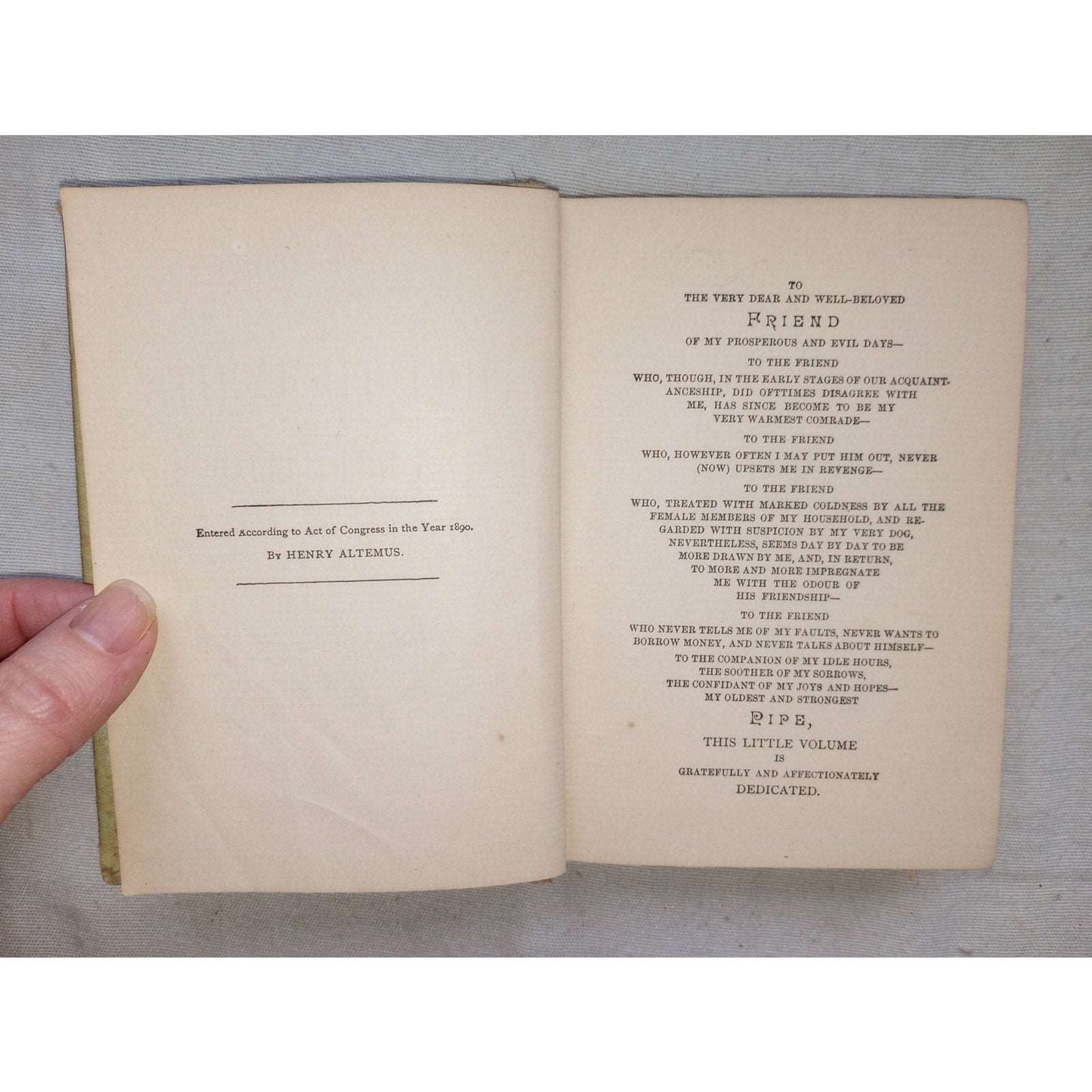 Idle Thoughts Of An Idle Fellow [Jerome K. Jerome, 1895] Antique Book