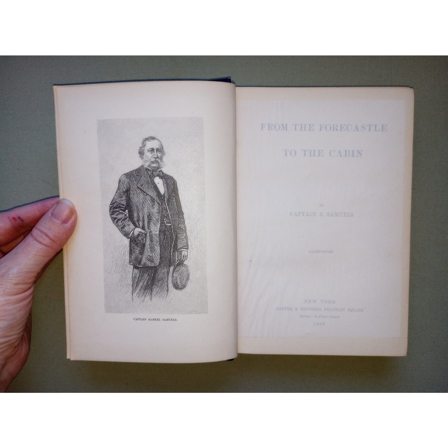 From the Forecastle to the Cabin by Samuel Samuels 1887 1st Edition Whaling