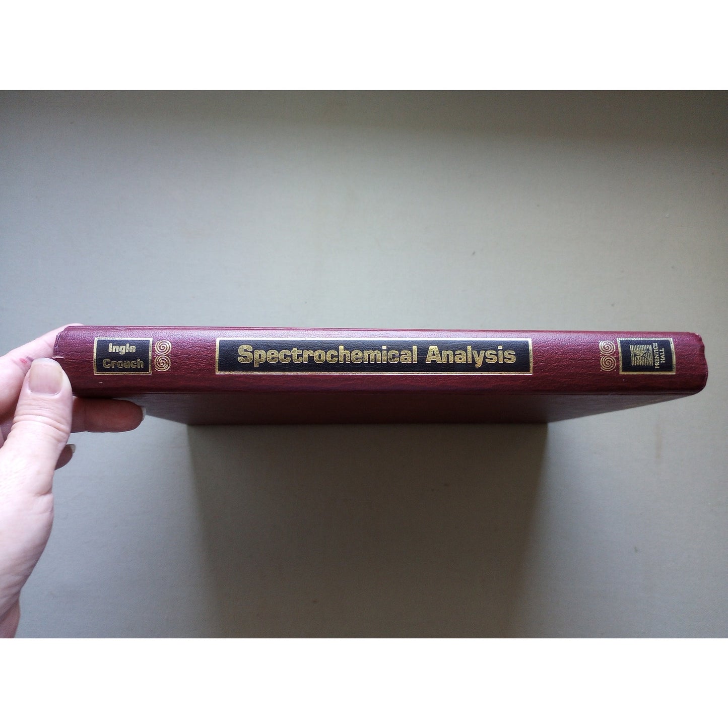 Spectrochemical Analysis Stanley R Crouch James D Ingle Jr 1988 Hardcover Book