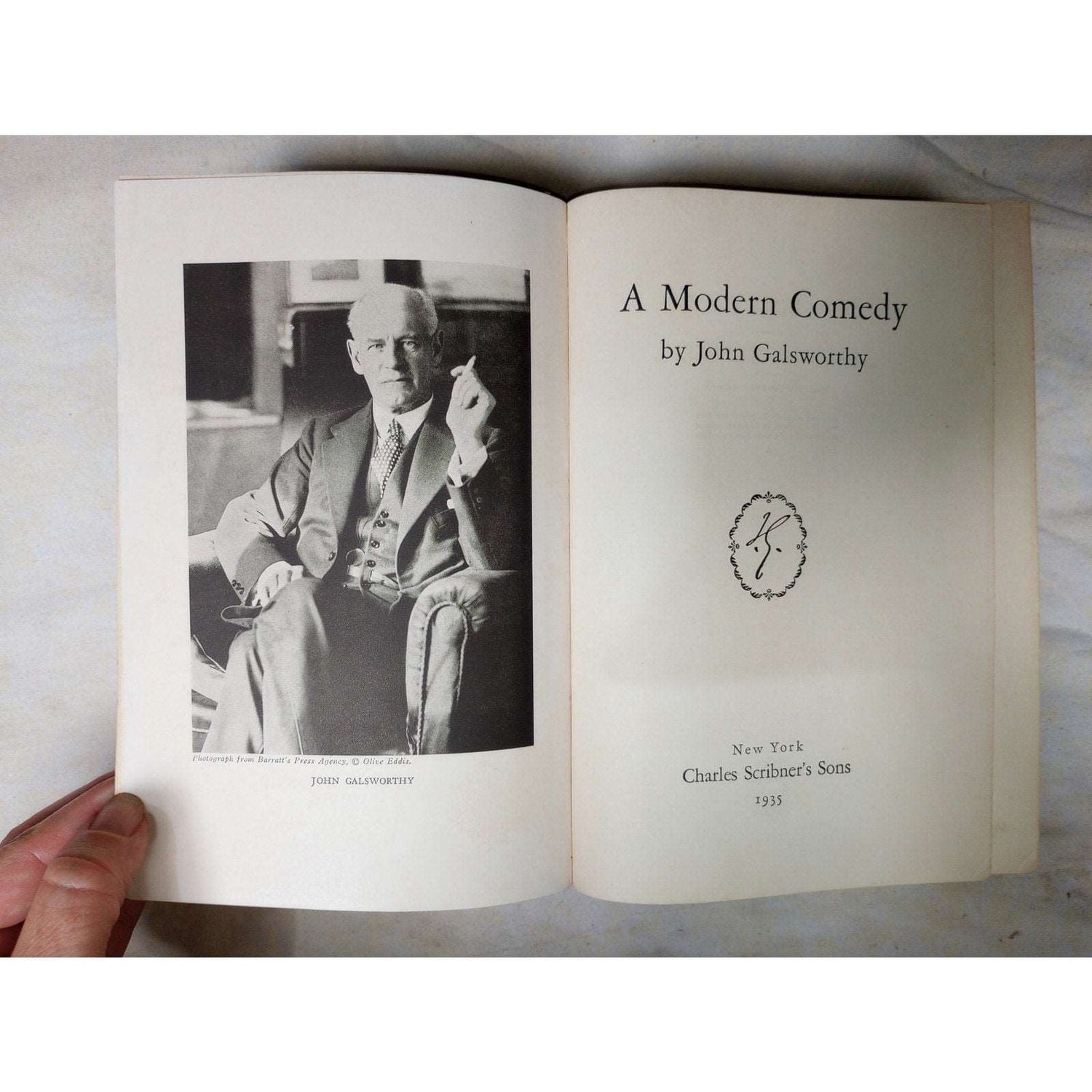 A Modern Comedy By John Galsworthy Vintage 1935 Hardcover Book