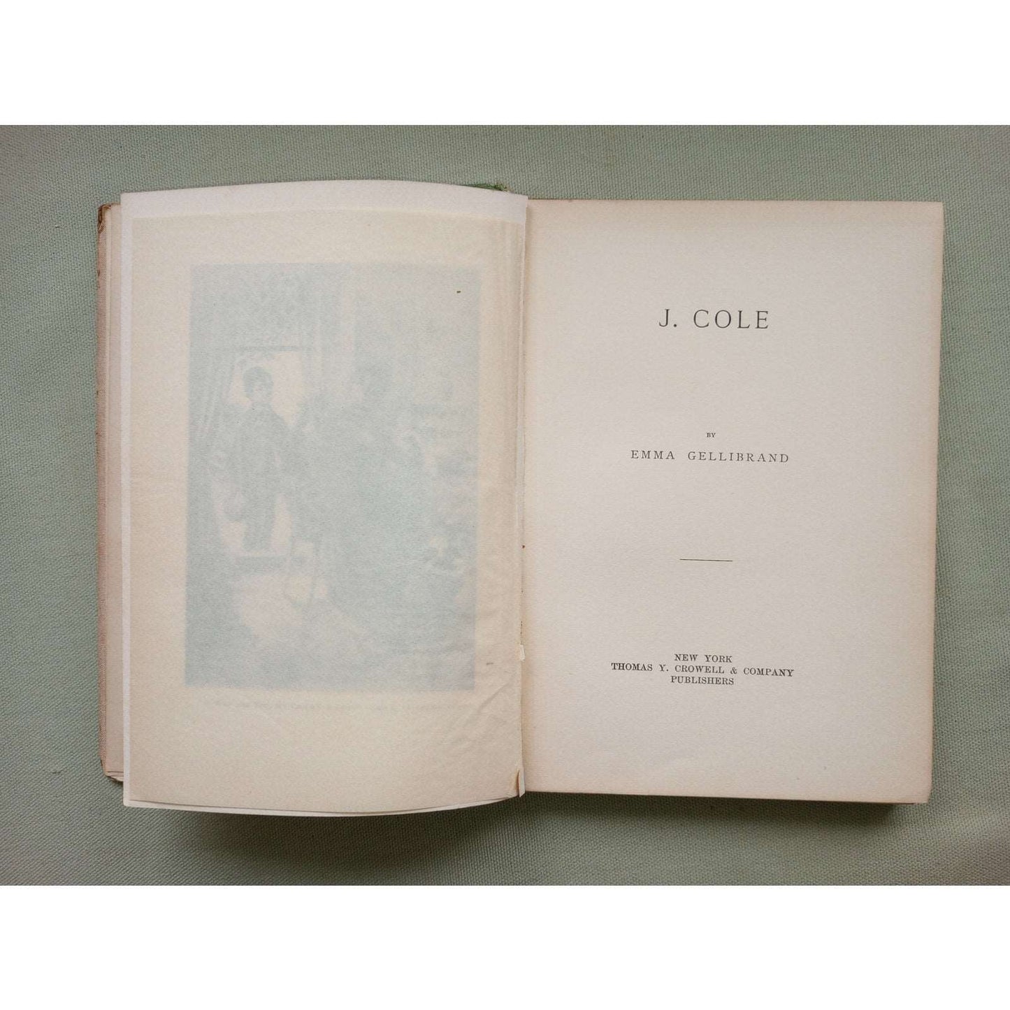 J. Cole by Emma Gellibrand 1890s Early Printing Antique Children's Book