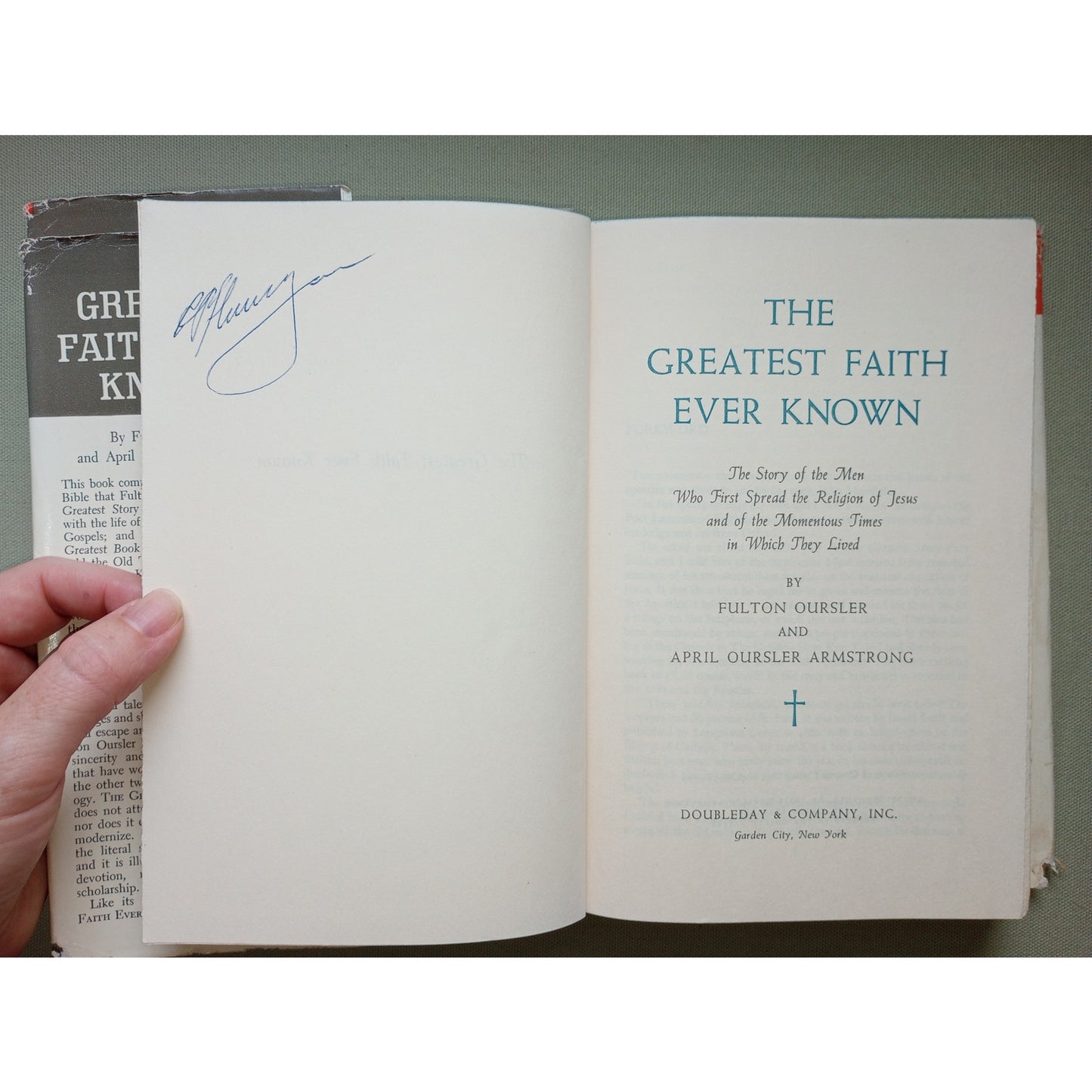 The Greatest Faith Ever Known Fulton Oursler HCDJ 1953 Alcoholics Anonymous