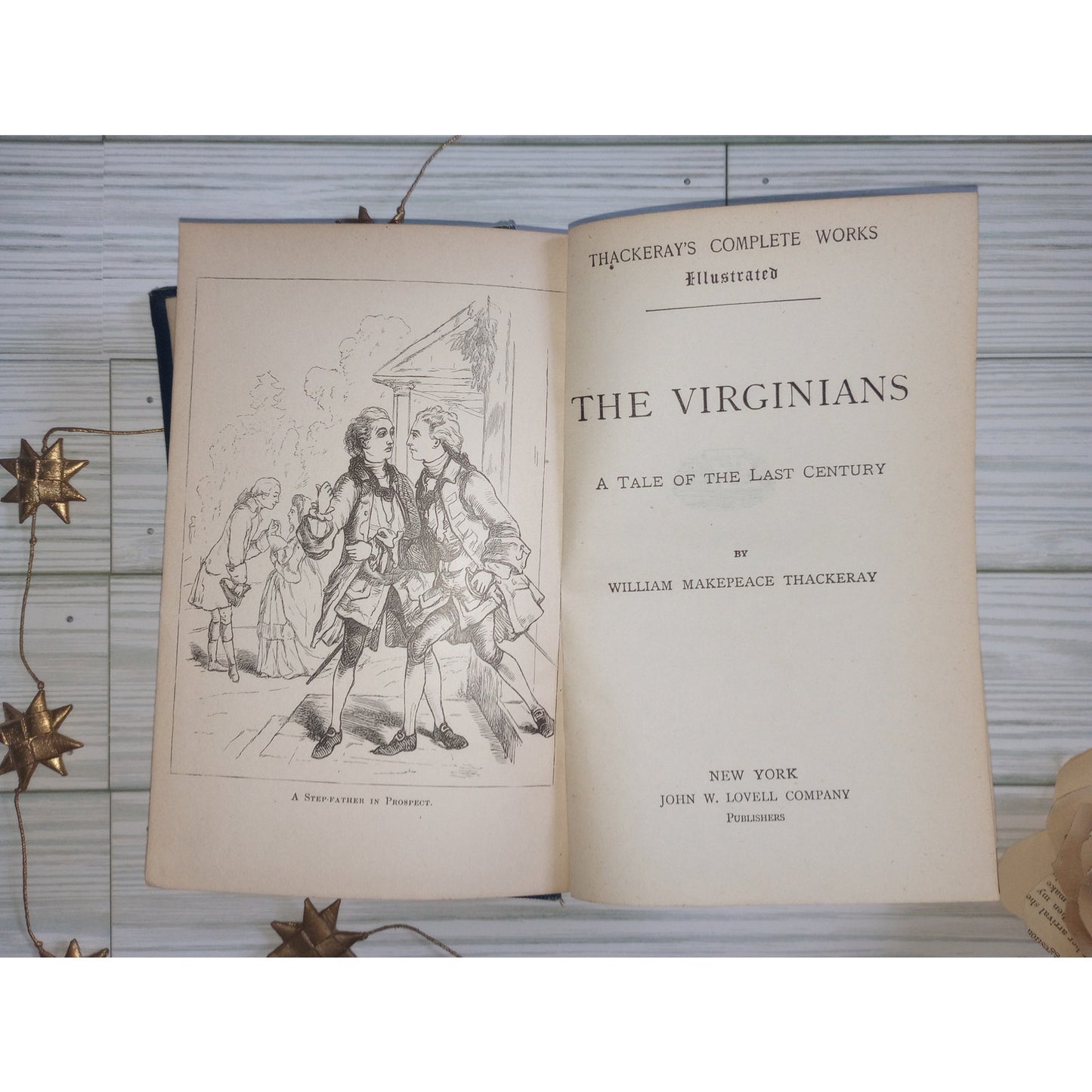 Antique Book The Virginians 1891 William Makepeace Thackeray Illustrated Edition