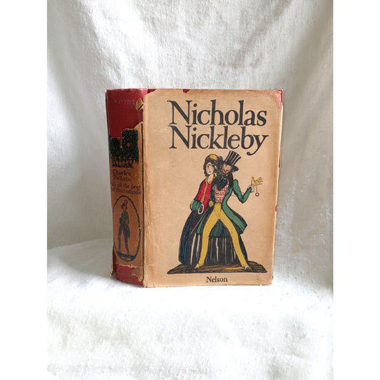 Nicholas Nickleby Charles Dickens Illustrated Rare Claud Lovat Dust Jacket