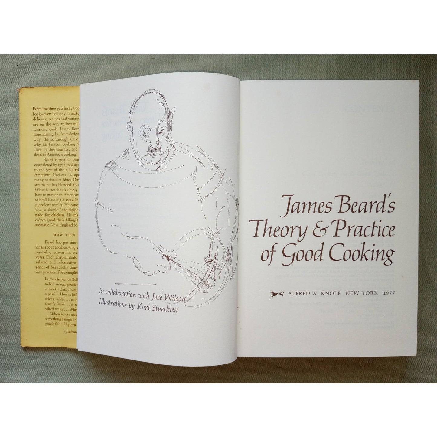 James Beard's Theory and Practice of Good Cooking 1977  SIGNED 1st Edition HCDJ