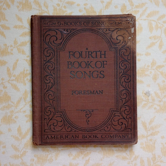 Fourth Book of Songs By Robert Foresman Classical Composers Folk Songs 1925