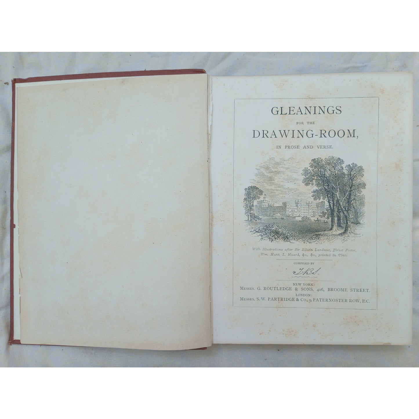 RARE Gleanings for the Drawing-Room Illustrated Sir Edwin Landseer Birket Foster