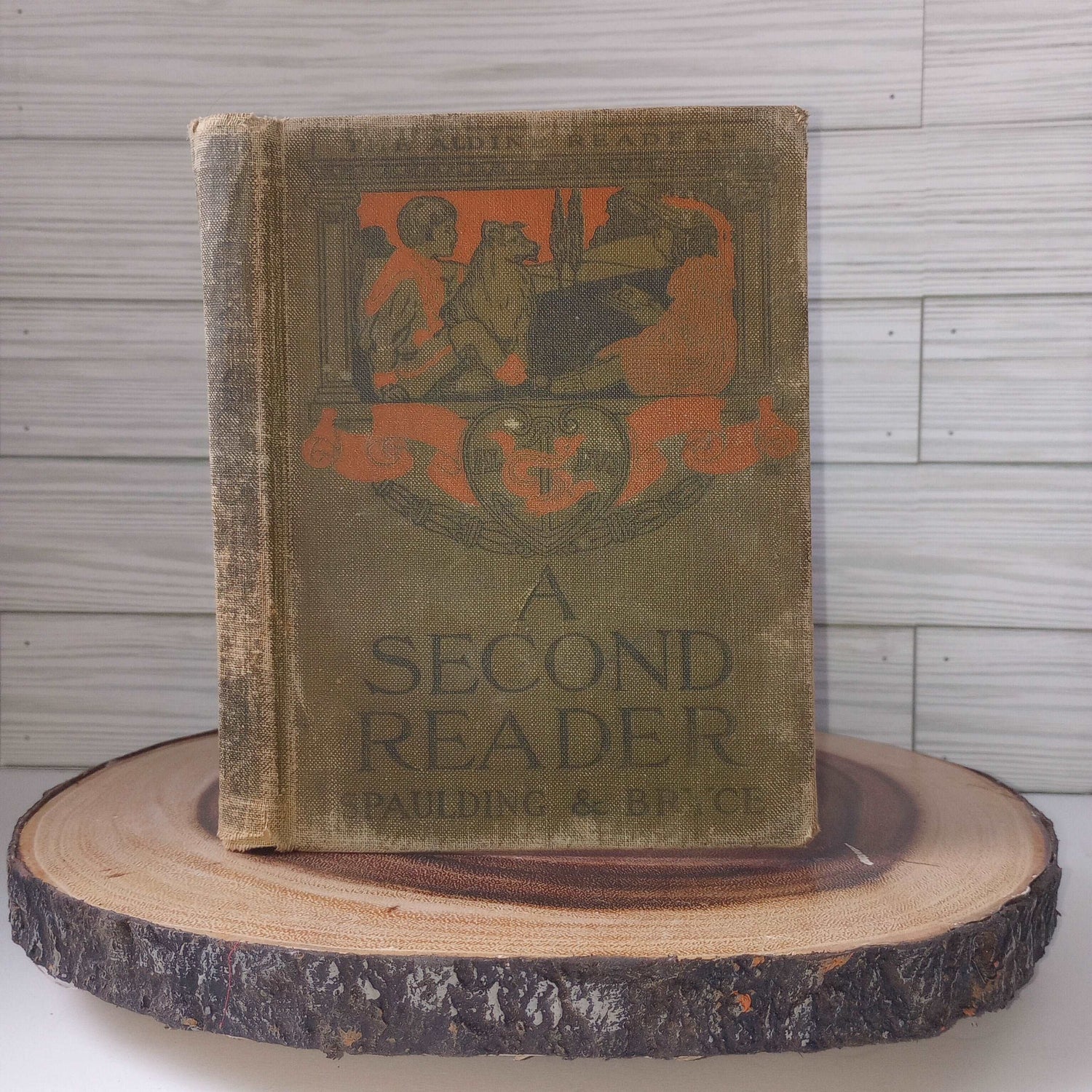 Aldine Readers Second Reader [Spaulding Bryce Ely Webb 1907] Antique Book