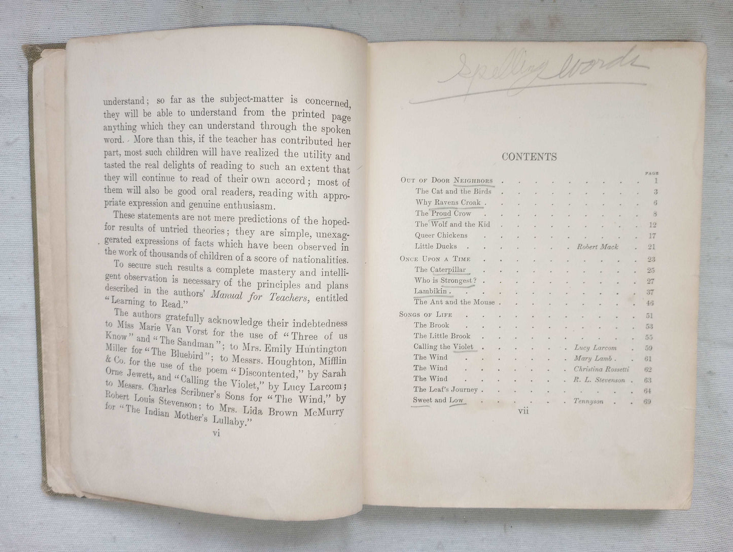 Aldine Readers Second Reader [Spaulding Bryce Ely Webb 1907] Antique Book