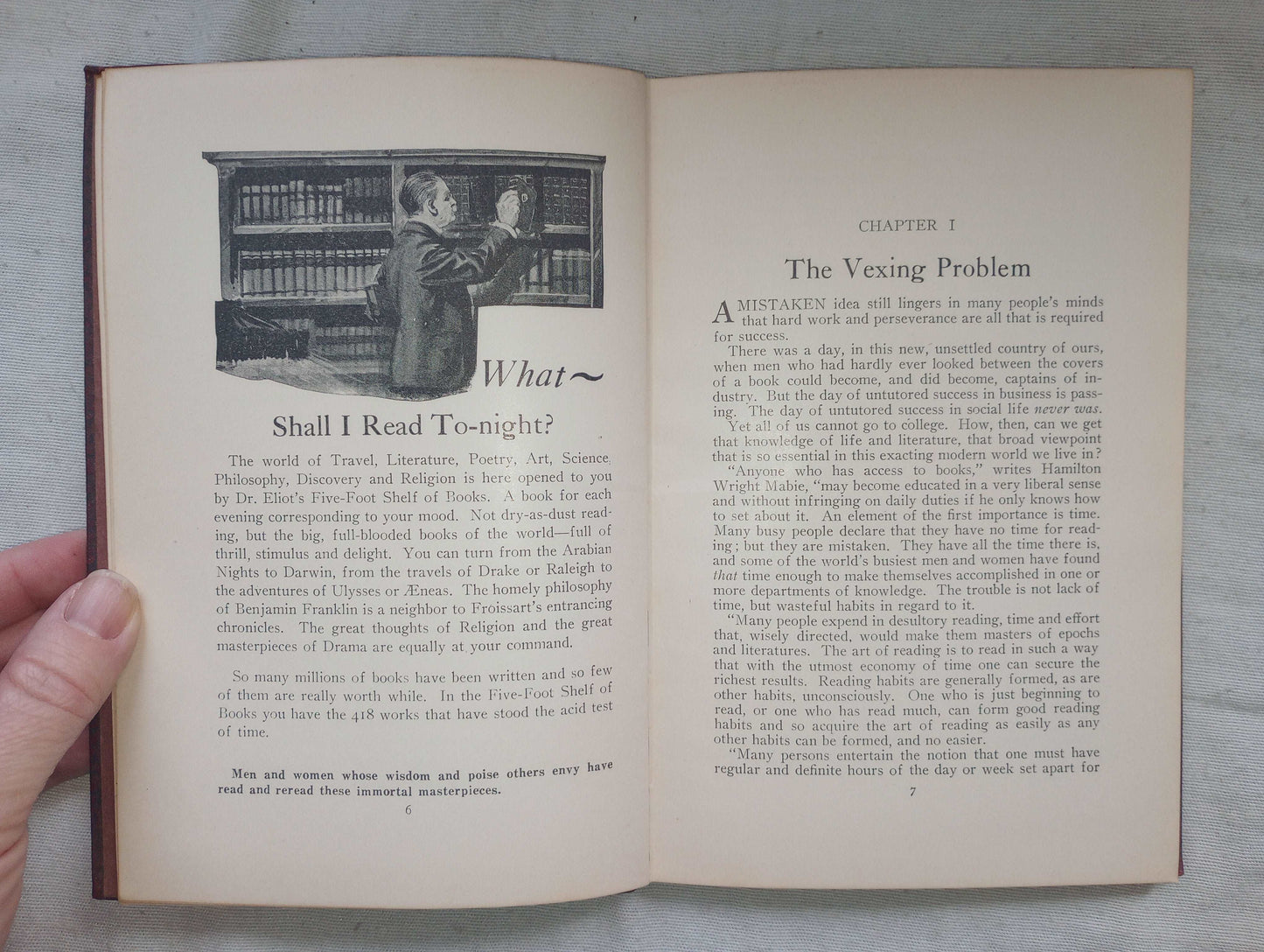 Fifteen Minutes A Day Reading Guide Dr. Elliot's Five Foot Shelf Of Books 1927