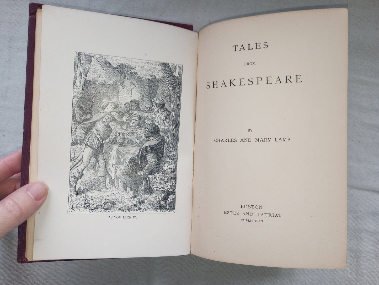 Tales from Shakespeare [Charles & Mary Lamb] Antique Children's Book