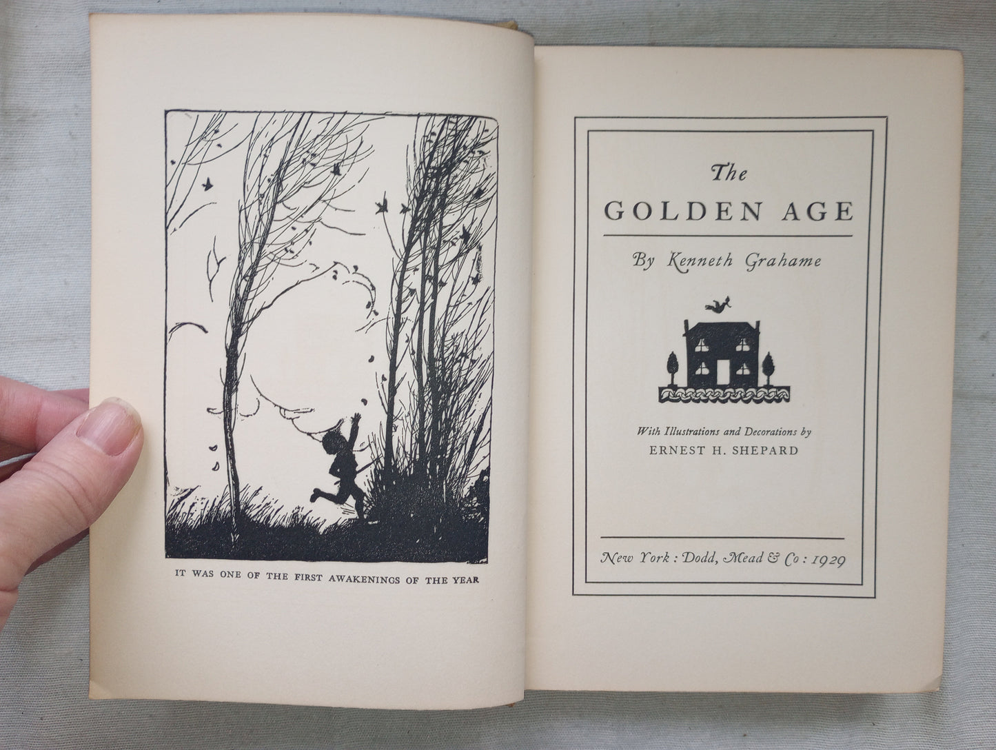 The Golden Age [Kenneth Grahame, 1929] Ernest Shepard Art Dodd Mead