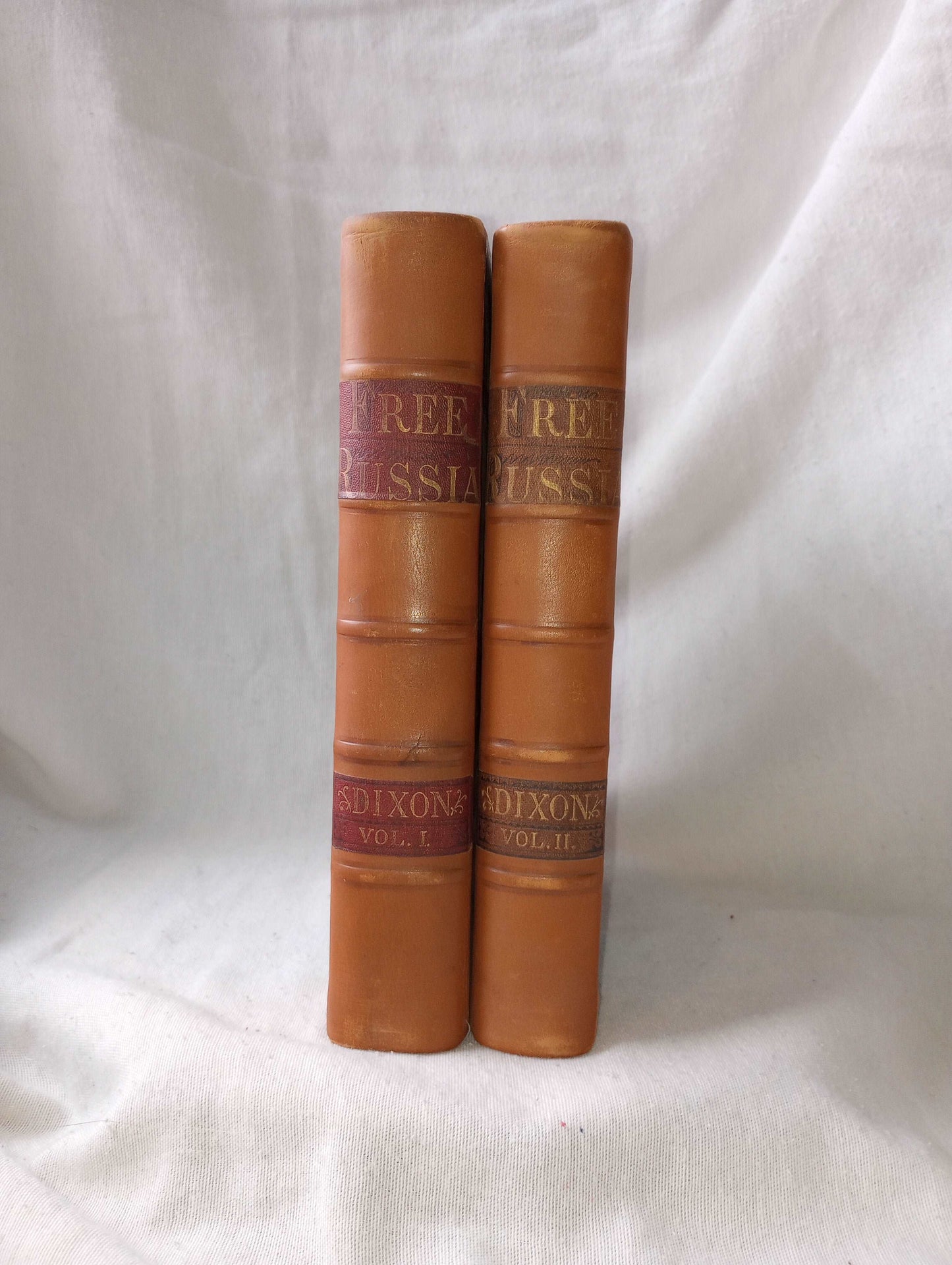 1870 FREE RUSSIA WILLIAM HEPWORTH DIXON CZARIST RUSSIA VOL I & II MAP OF RUSSIA