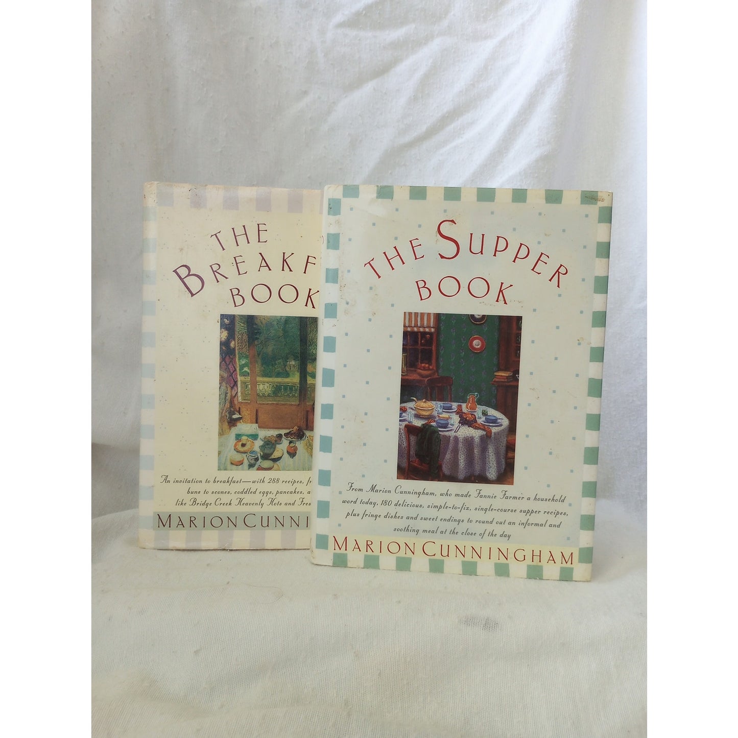 Two Marion Cunningham SIGNED Cook Books Breakfast Book Supper Book First Edition