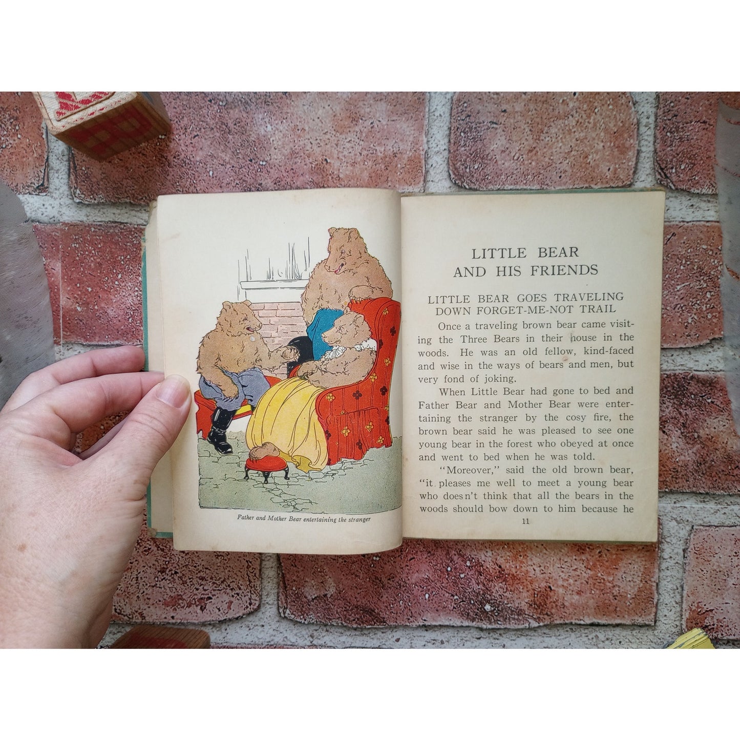 Little Bear & His Friends Frances Margaret Fox Frances Beem Art 1933 Vintage