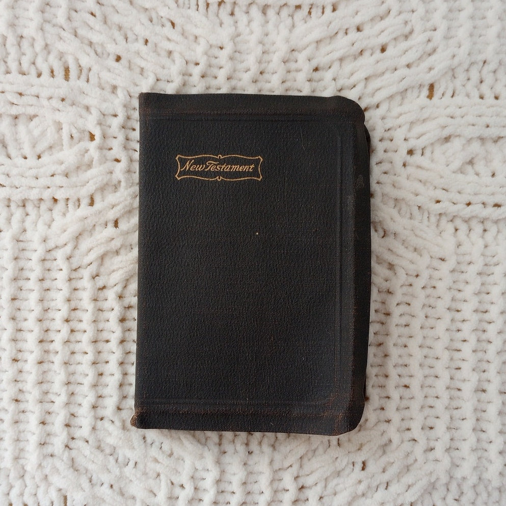 Antique c1900 International Press Pocket Bible New Testament John C Winston