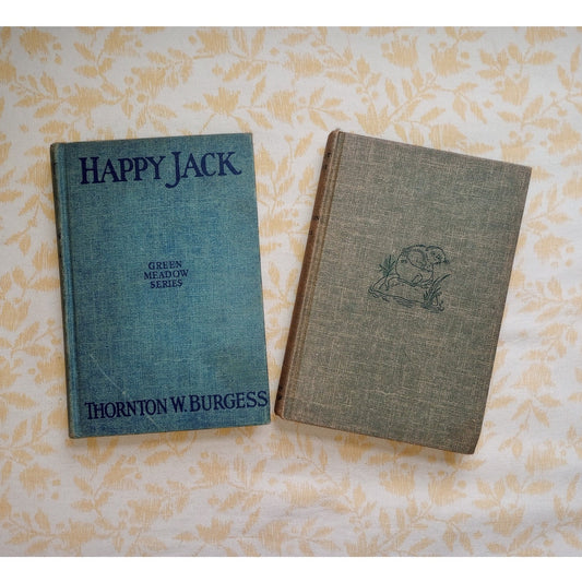 Happy Jack + Jerry Muskrat Thornton W. Burgess Books Harrison Cady Illustrations