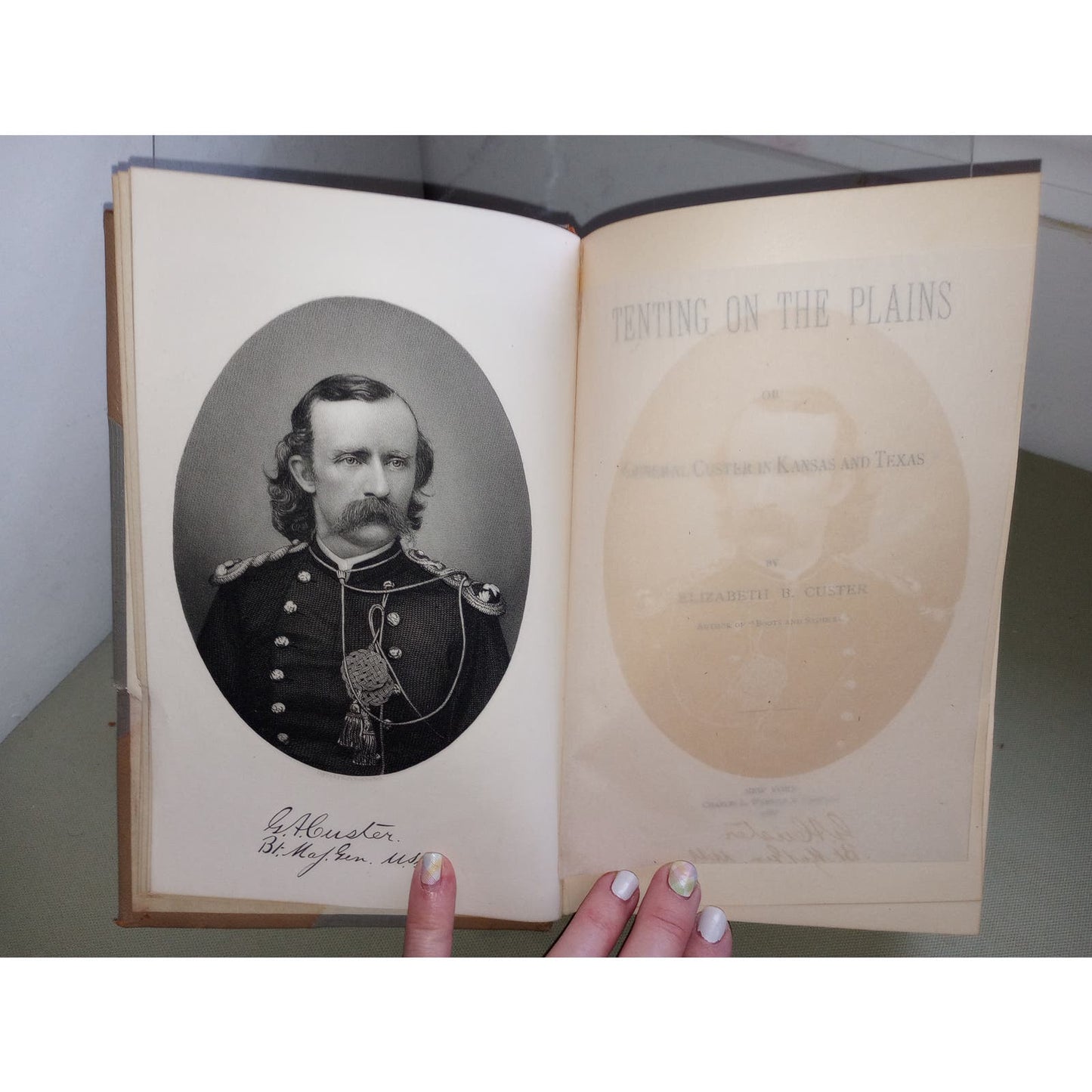 Tenting On The Plains General Custer in Kansas & Texas First Edition 1887