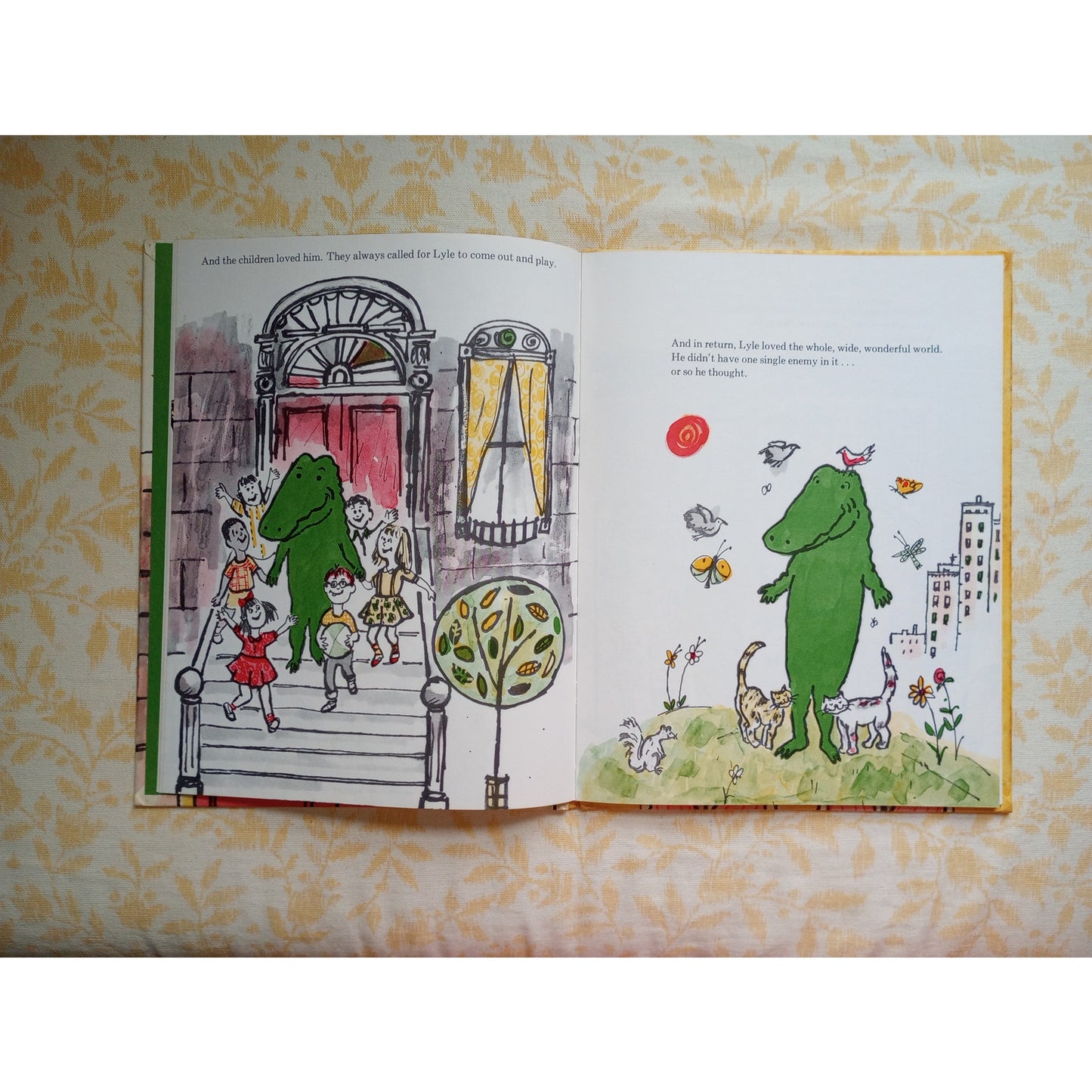 Vintage Lovable Lyle Weekly Reader 1969 Children's Book Hardcover Crocodile