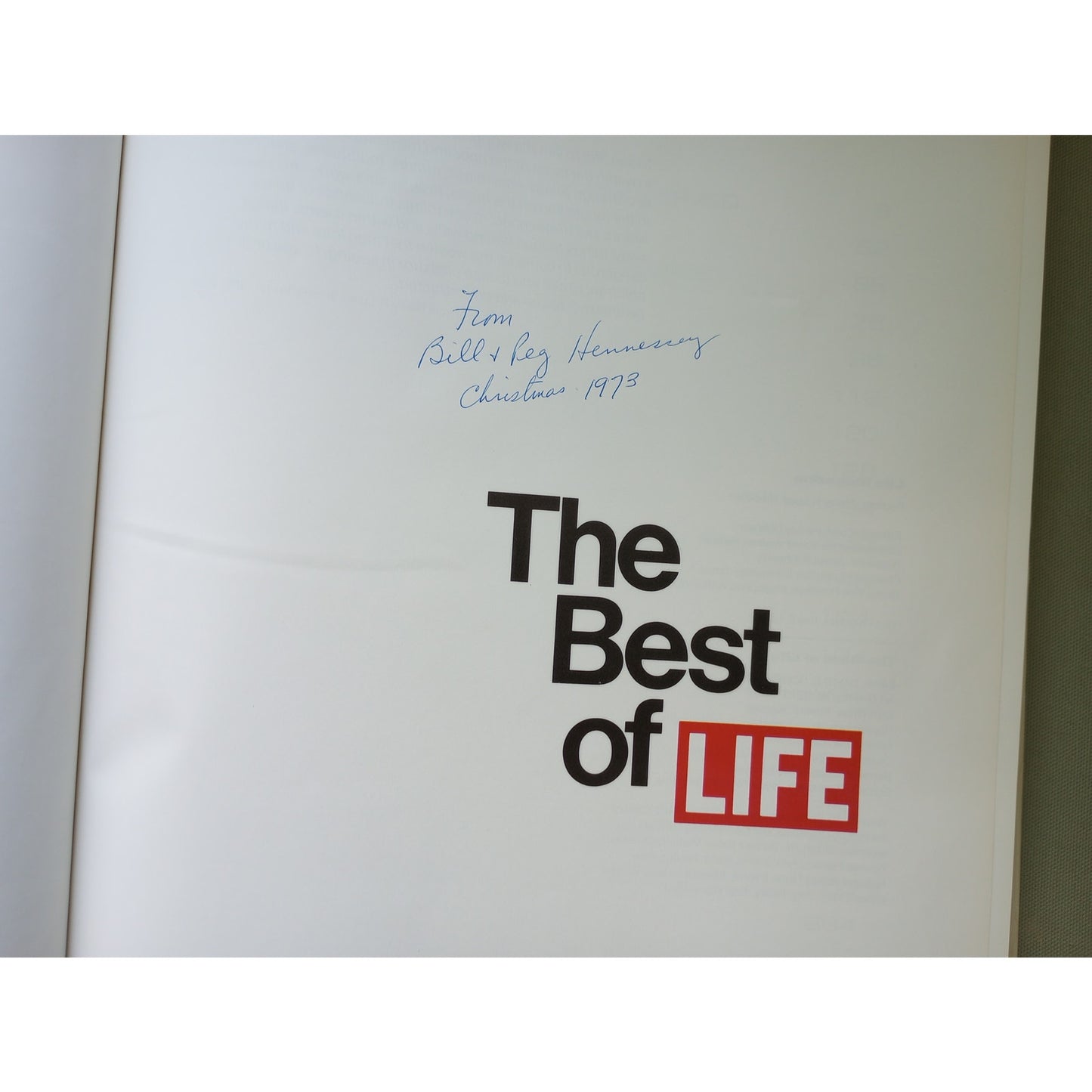 The Best Of Life Hardcover Book Great Photos Special Edition HCDJ Vintage 1973